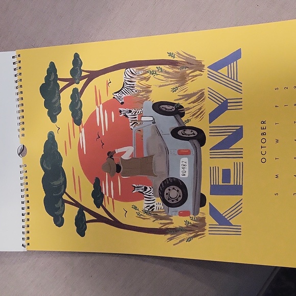 Rifle Paper Co. Calendar- used with 9 pages left - Picture 5 of 6